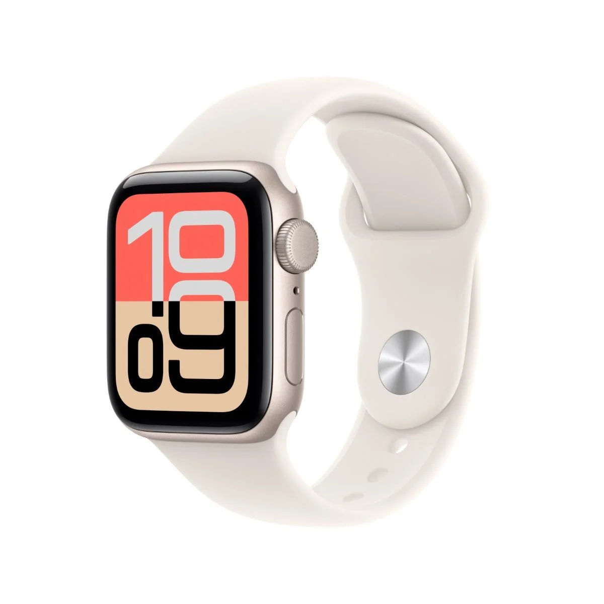 Apple Watch SE 3 Starlight Aluminium Case with Starlight Sport Band