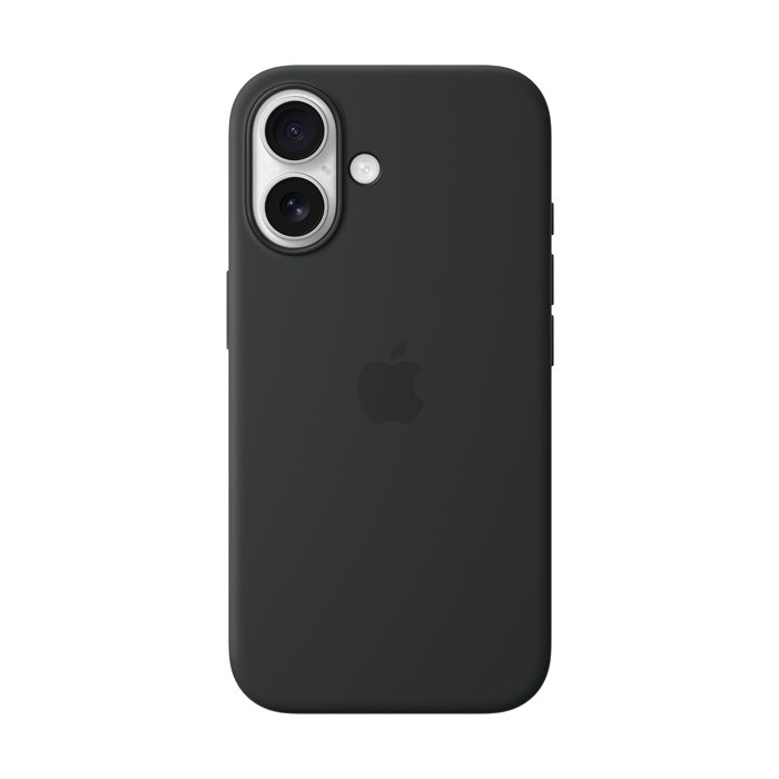 iPhone 16 Silicone Case with MagSafe – Black