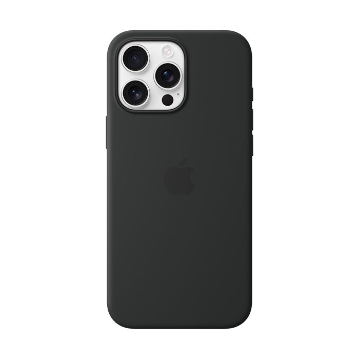 iPhone 16 Pro Max Silicone Case with MagSafe – Black